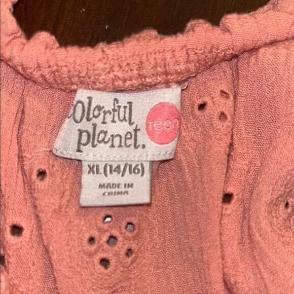 Pink Ruffled Buttoned Tank Top Matching Set - Picture 2 of 9